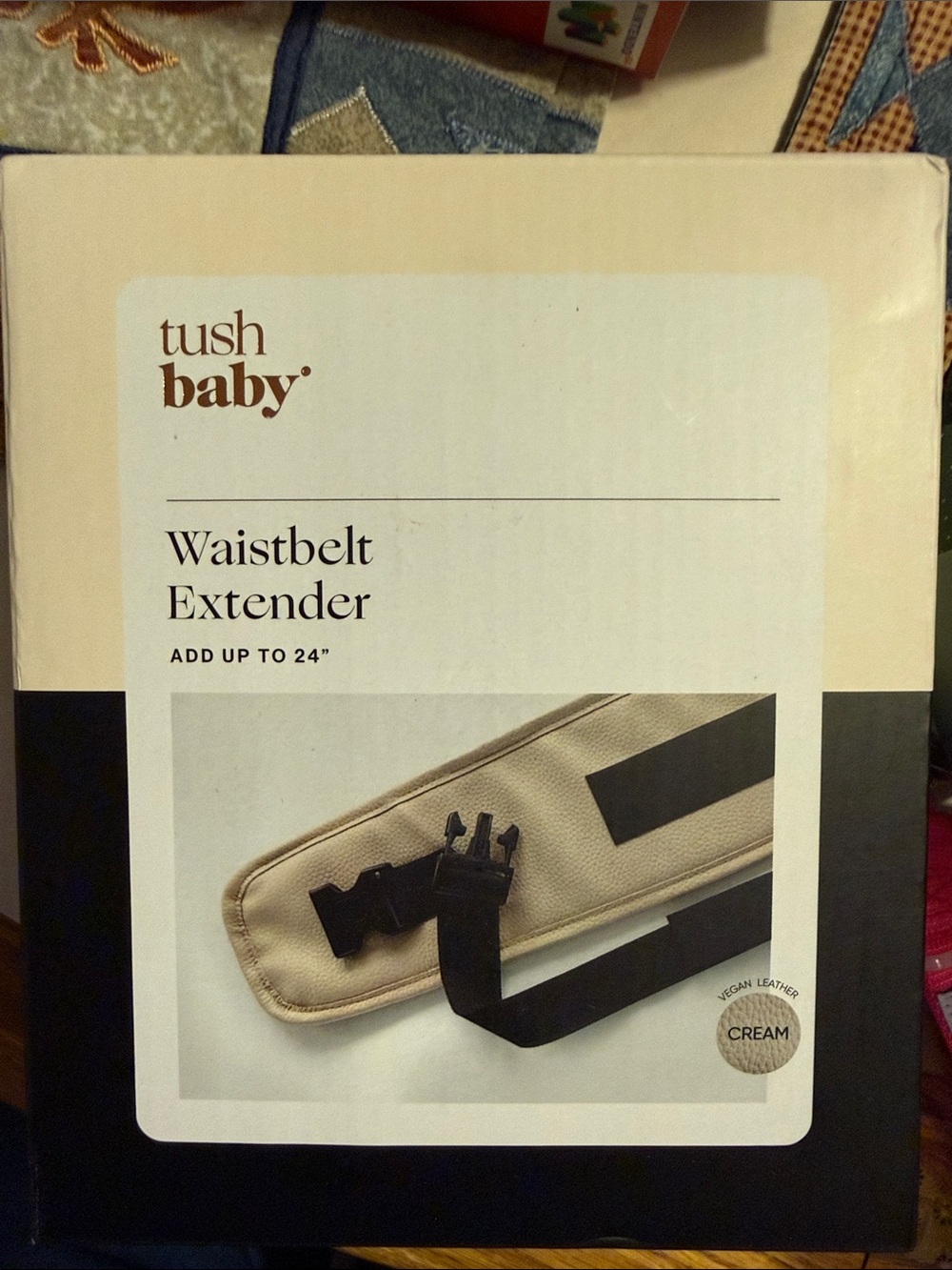 NWB tushbaby Waistbelt Extender - Cream